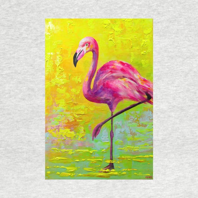 Pink Flamingo by osnattzadok